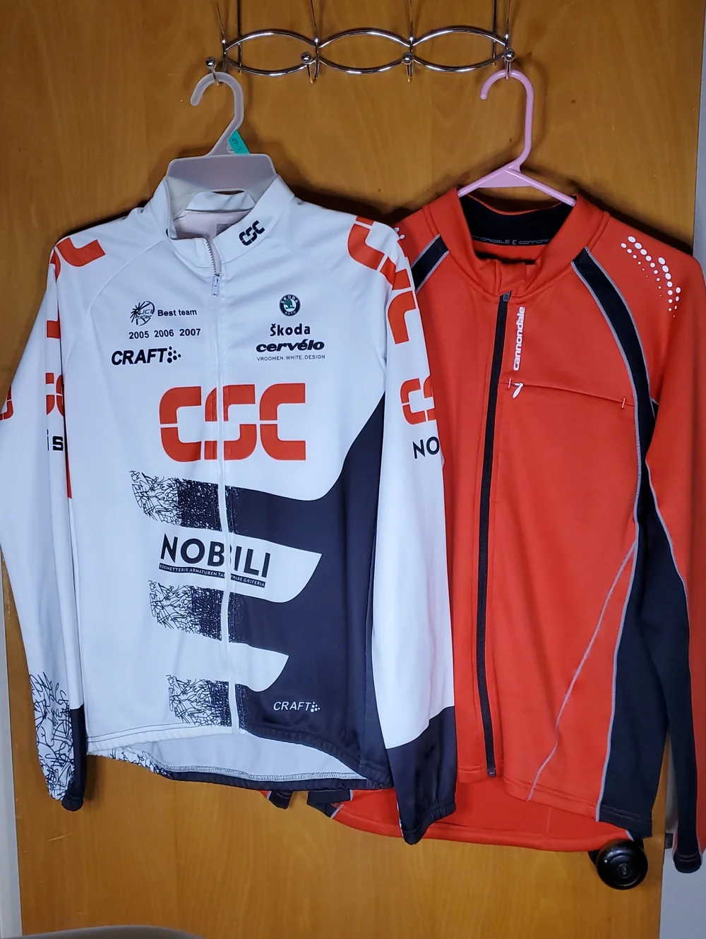 Pro Cycling Kit Bundle: Craft Team CSC Jersey + Cannondale Thermal Jacket